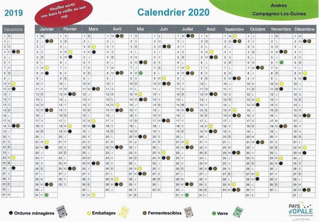  2020 COLLECTE DES ORDURES MENAGERES 1 of 2 