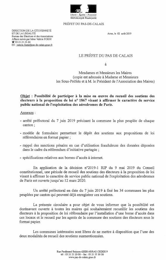  Caractére service public aérodromme de Paris 
