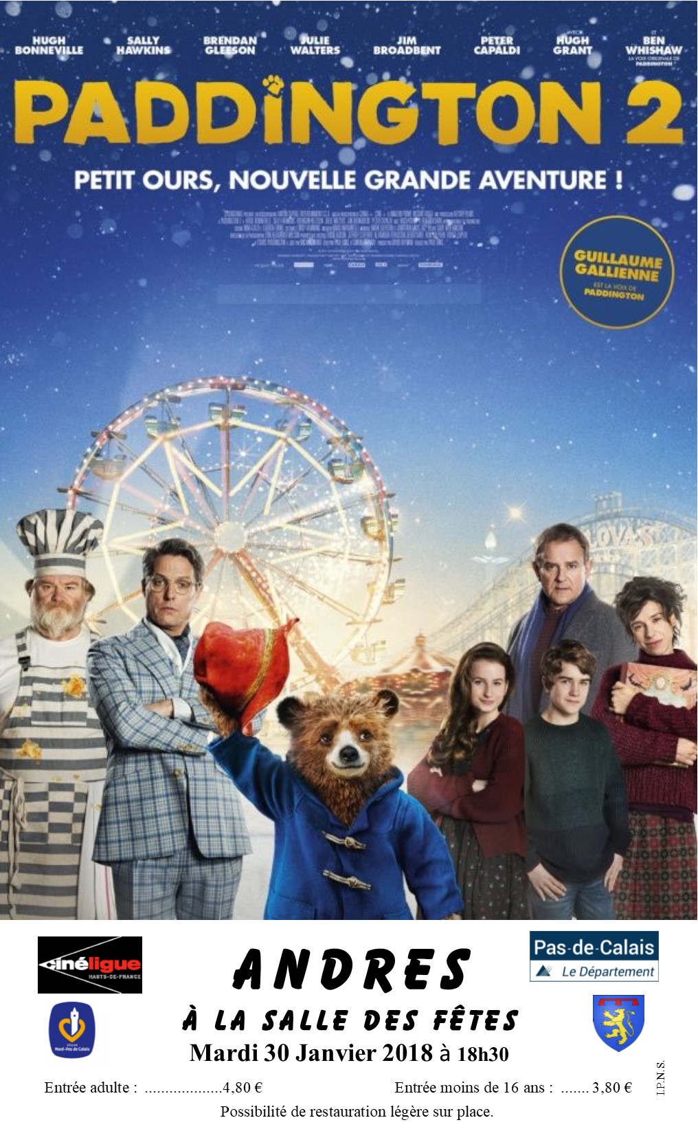 PADDINGTON2 Affiche ANDRES