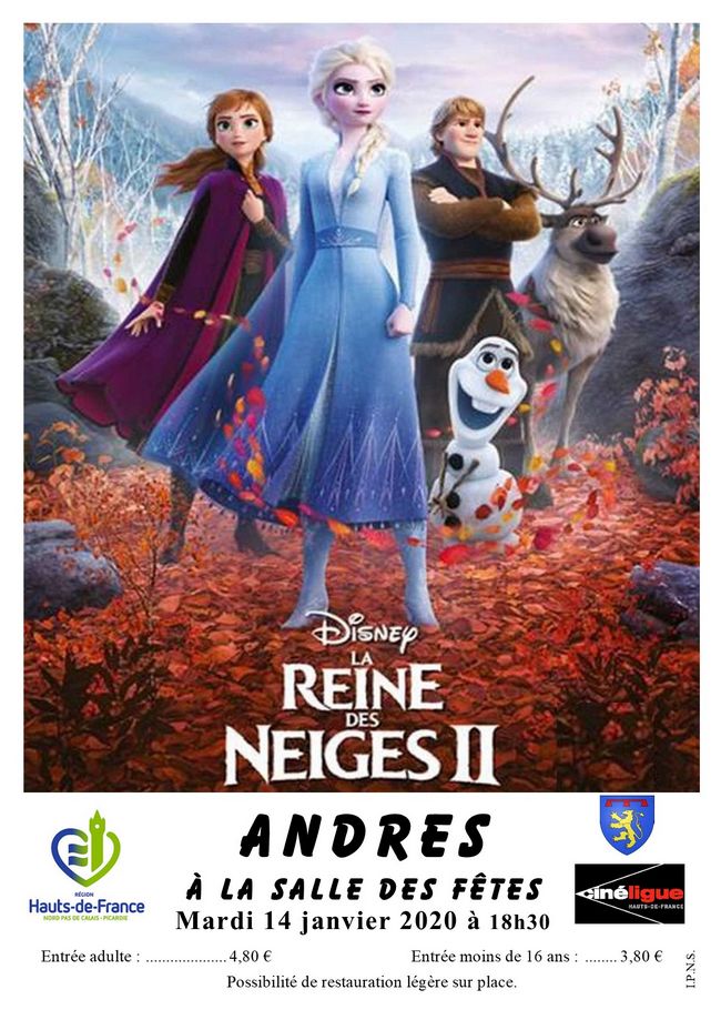 Reine des neiges II Affiche ANDRES 650