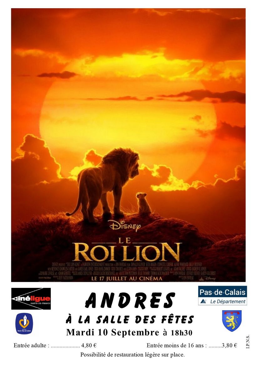ROI LION Affiche ANDRES