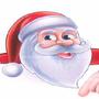 Visage pere noel