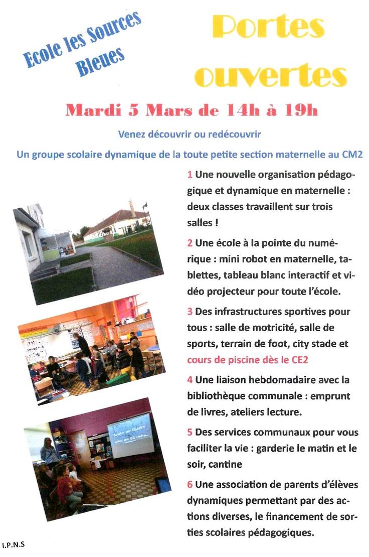 tract portes ouvertes école  1 of 1