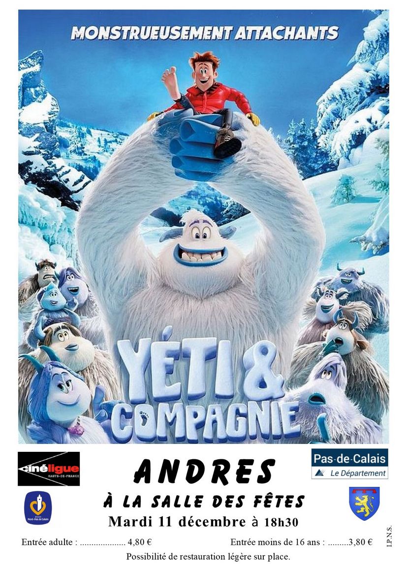 YETI ET COMPAGNIE Affiche ANDRES